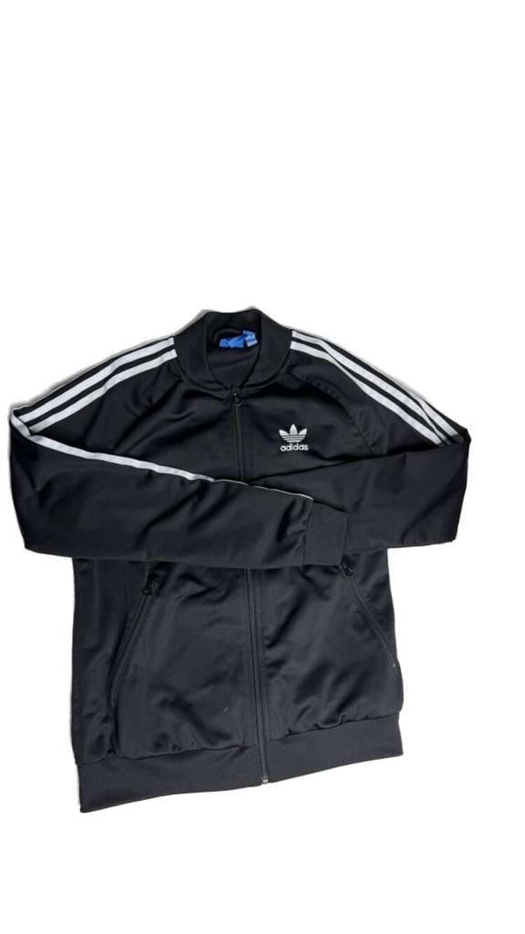 Adidas Originals Women's 3-Stripes Trefoil Black Track Jacket